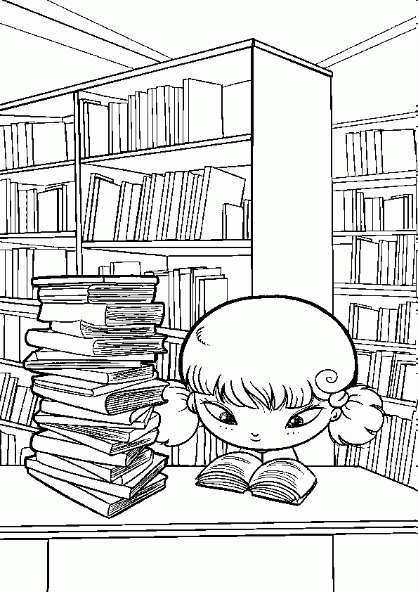 Biblioteka kolorowanki